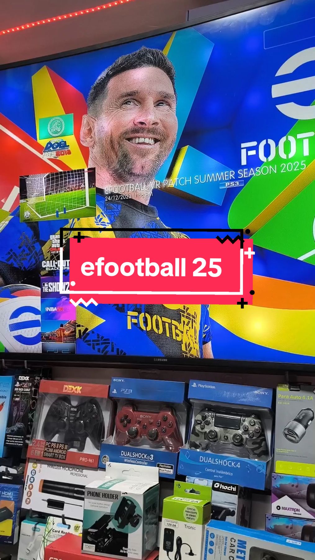 Buenas gente! En esta ocasión les traemos el parche de efootball 25 para la querida PS3, un parche que actualiza plantillas, camisetas, jugadores, equipos, alineaciones, fondos y mucho más. Tal como ustedes ya lo conocen y siempre les traemos lo mejor para su deleite.  Ya pueden adquirir el suyo con nosotros 🤝🏻🎮⚽ #ps3games #juegos #ps3 #games #videojuegos #foryou #parati #benmoviegames #benmoviequality #efootball #efootball25 #efootball2025 #pes #messi 