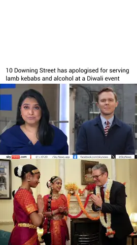 Downing Street was forced to apologise to British Hindus after serving meat and alcohol at its annual Diwali celebration. No 10 said there had been a “mistake” in the organisation of the event and reassured the community “it will not happen again”. Whilst Hinduism does not have a clear ban on alcohol or meat consumption, many Hindus, including several who attended the event, choose not to drink and some are also vegetarian. (Article excerpt from @skynews) Note: no article online mentioned Downing Street apologising to any other religion i.e. sikhs, jains, buddhists #UB1UB2 #London 