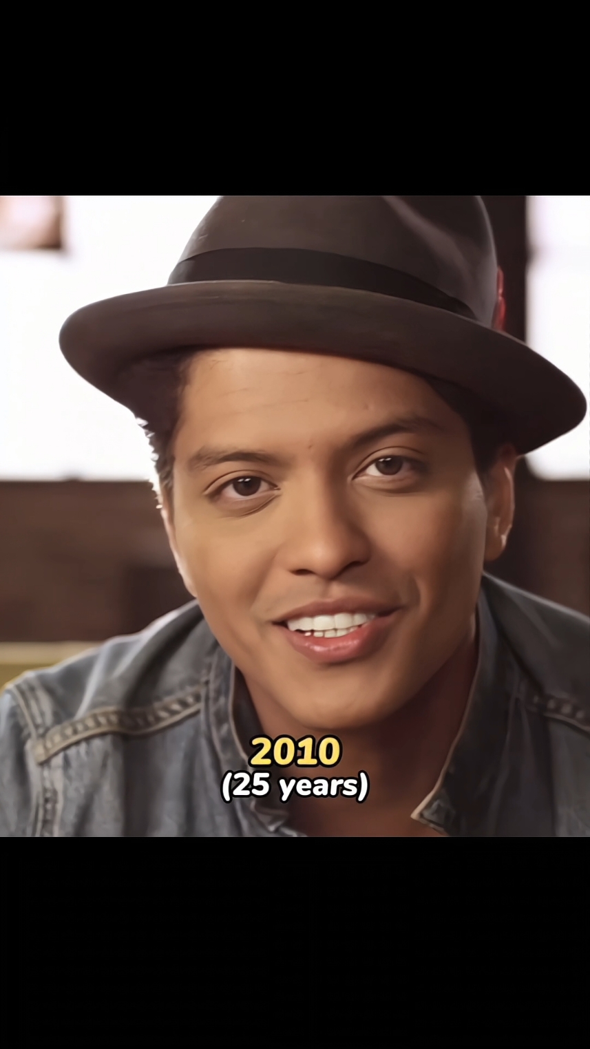 Evolução do cantor Bruno Mars (2010-2024) #brunomars #brasil #evolution #cantor #diewithasmile #itwillrain 