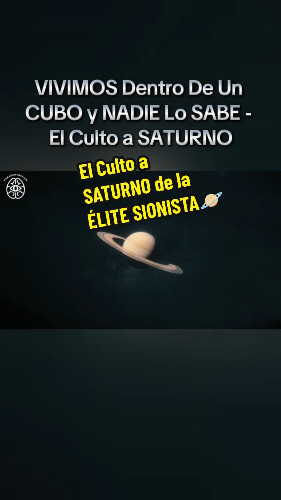 VIVIMOS Dentro De Un CUBO y NADIE Lo SABE - El Culto a SATURNO. #parafantastico #saturno #rituales #fyp #suspenso #parati 