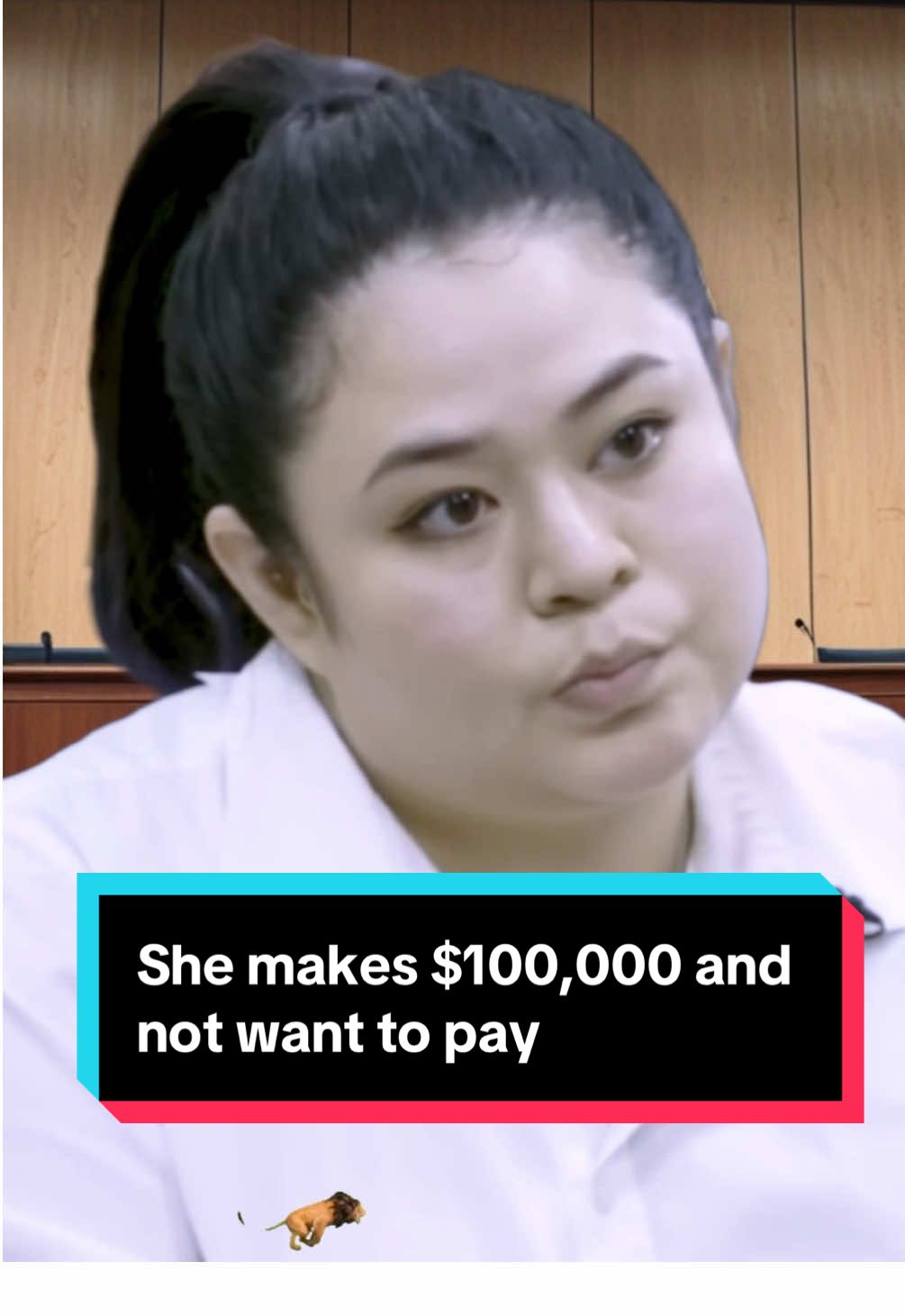 She makes $100,000 a year and doesn’t want to pay child support but ex-husband brought her to child support court because she needs extra help #childsupport #court #fypシ 