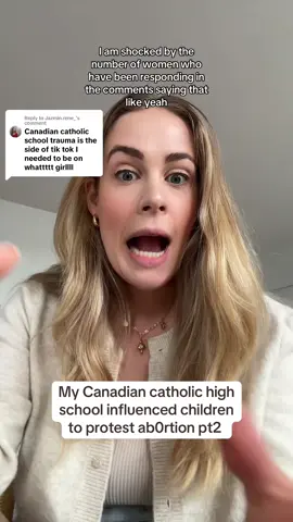 Replying to @Jazmin.rene_ my canadian catholic school pt 2  #canada #uselection #canadiancheck #women #womenrights 