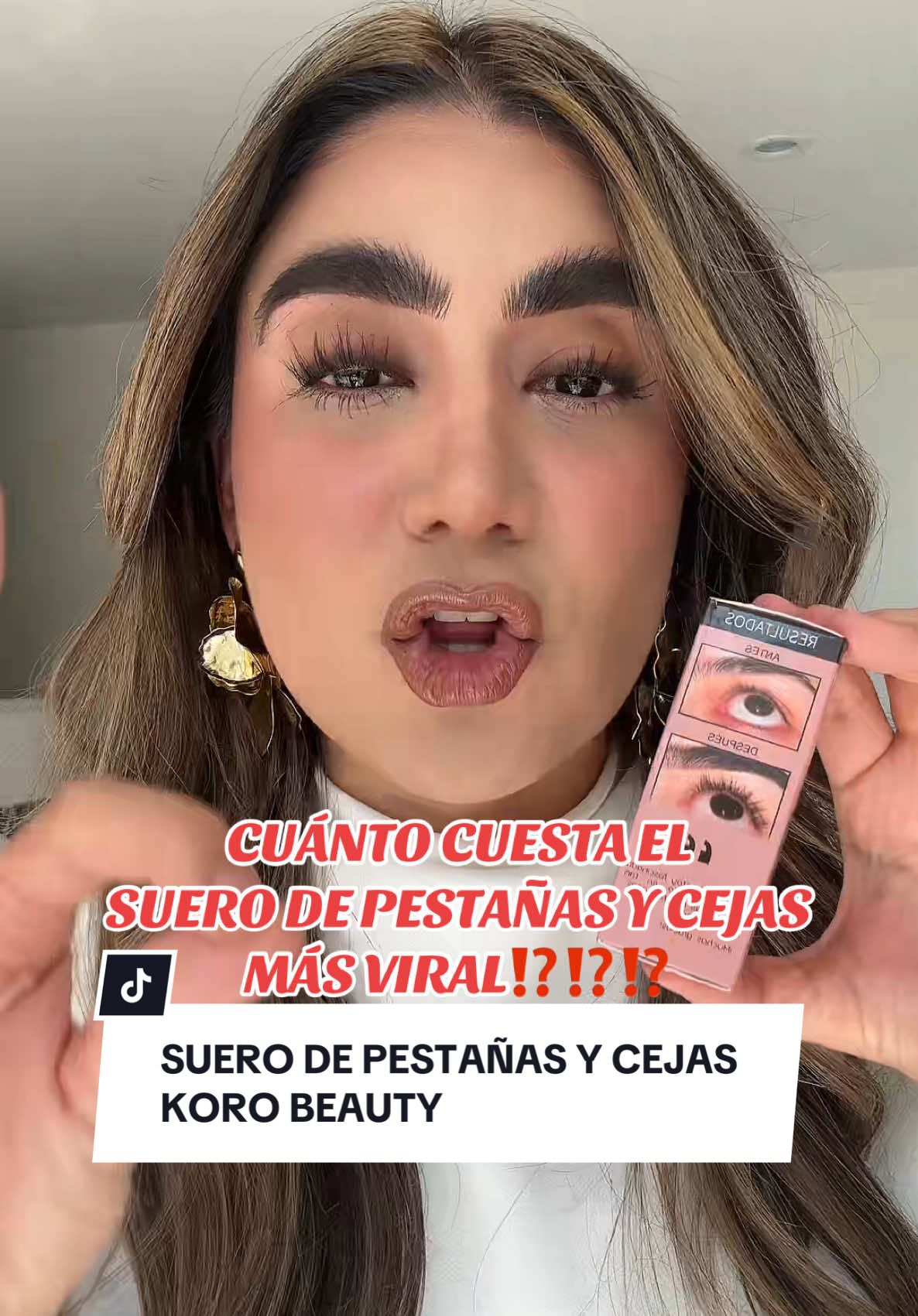 A que no sabias que el mejor suero de pestanas y cejas tiene hasta el 40% de desc 😱 #suerodepestañas #suerodepestañasycejas #serumdepestañasycejas #cejaspobladas #cejastutorial #comohacercrecerlascejas #comohacercrecerlaspestañas #serumdepestañasycejas #korobeauty #korobeautyfunciona 
