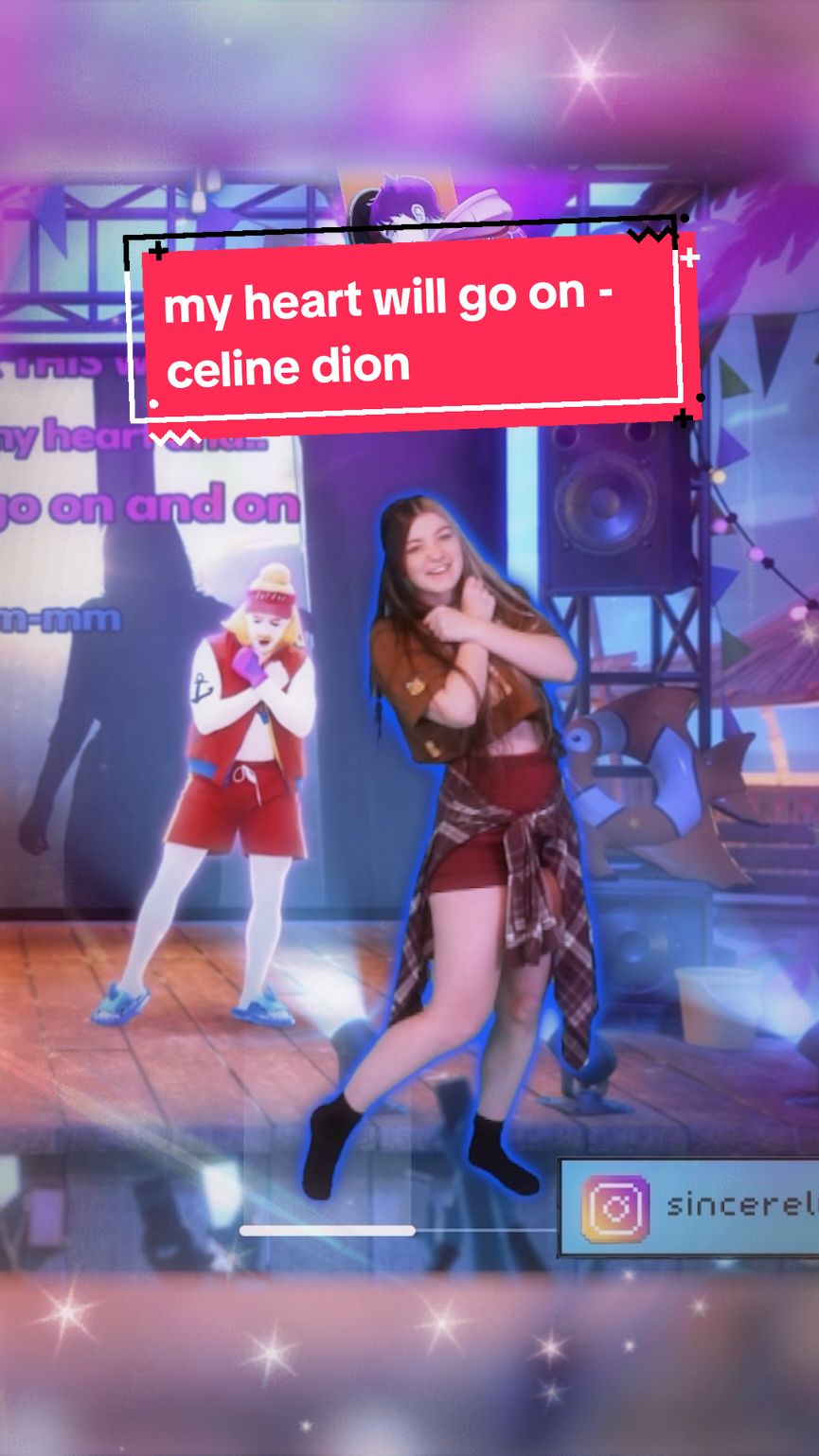 i love how unserious this just dance 2025 map is 😤  #justdance2025 #justdance #myheartwillgoon #celinedion #duetdance 