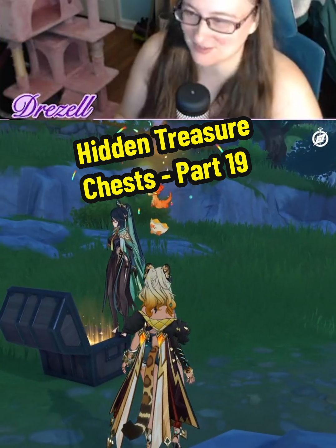 I recently got myself an alt account so I can record some videos like this on my own, but it was fun going around showing Zed some treasure chests. Do you have this chest from Qingce Villiage?  #GenshinImpact #treasure #primogems #guide #genshin #liyue #treasurechest #primos #hiddenchest #genshinguide #treasurehunt 