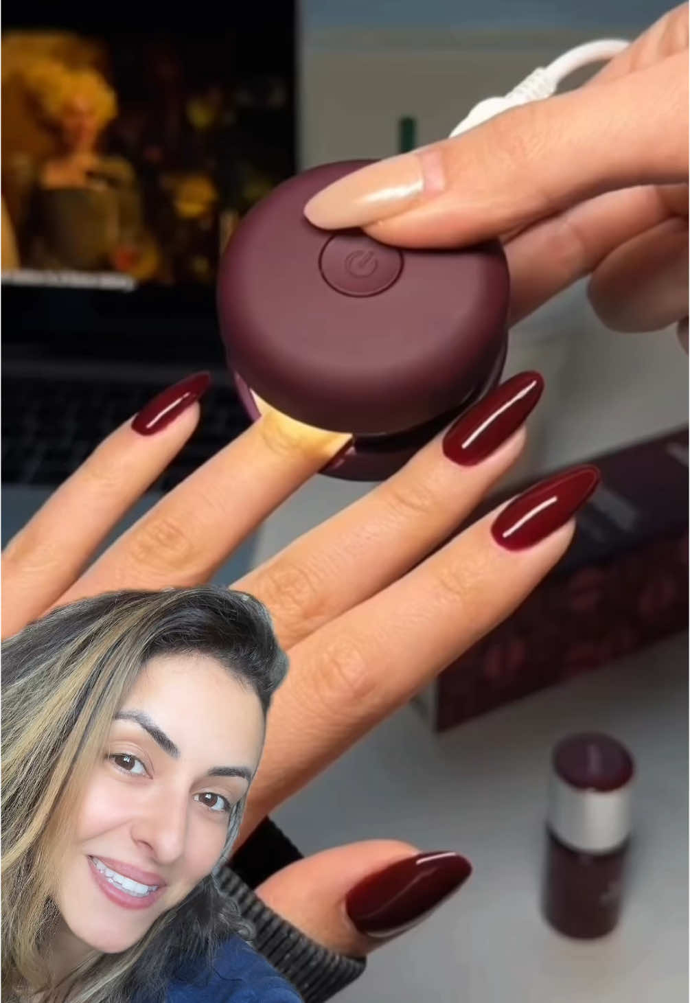 Agora você pode secar as unhas antes de dormir 😱 Link na BIO🫶🏻 #unha #esmalte #manicure #unhasdecoradas #beleza 