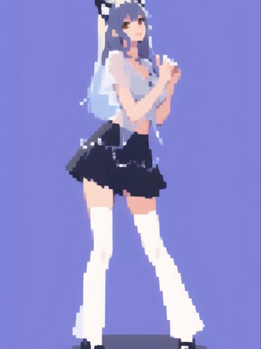 #fyp #pixelart #foru #catgirl 