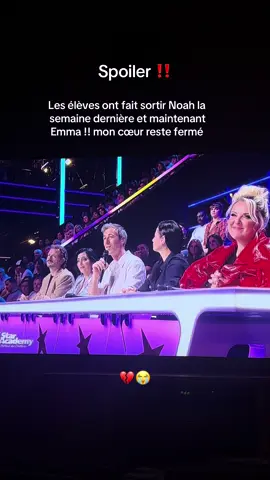 💔😭 #staracademy #emma #noah #tf1 #elimination #starac 
