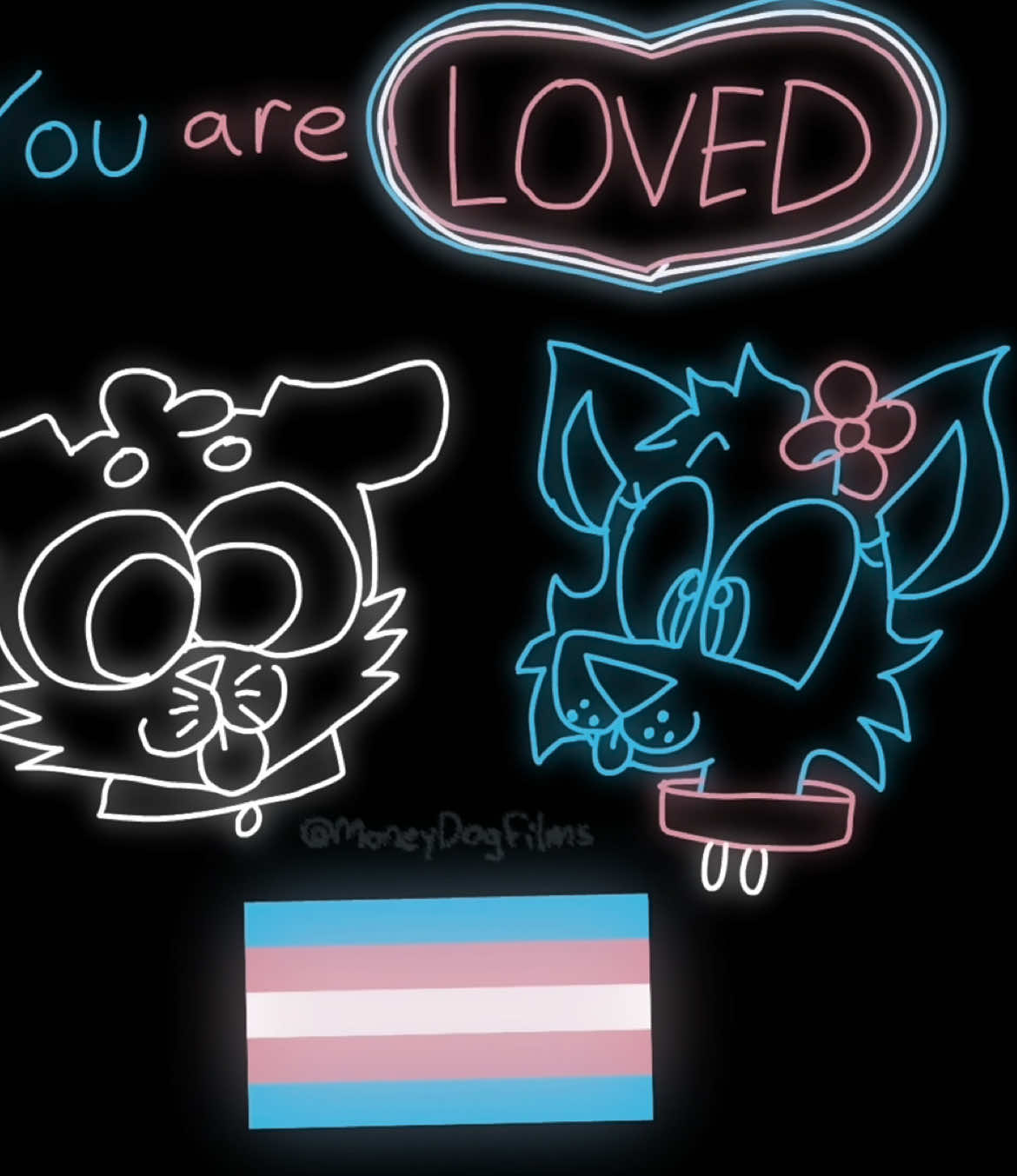 You are BEAUTIFUL!!! And you are LOVED!!!! #animation #furry #furryanimation #trans #cute 