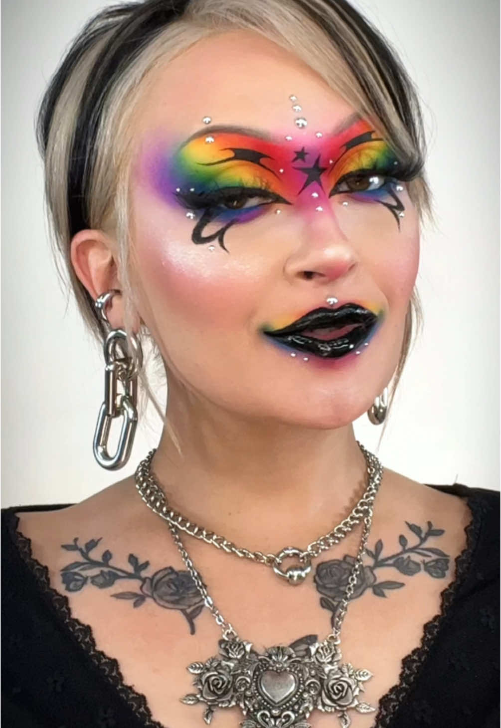 @Makeup A Murder, INC. NEW Cause of Death liquid eyeshadows are out now!! SCREAMING cause theyre literally my new favorite obsession 🌈🥀🪦🔪 #makeupamurder #liquideyeshadow #rainbowmakeup #colorfulmakeup #graphiceyeliner #beauty #makeuptutorials 