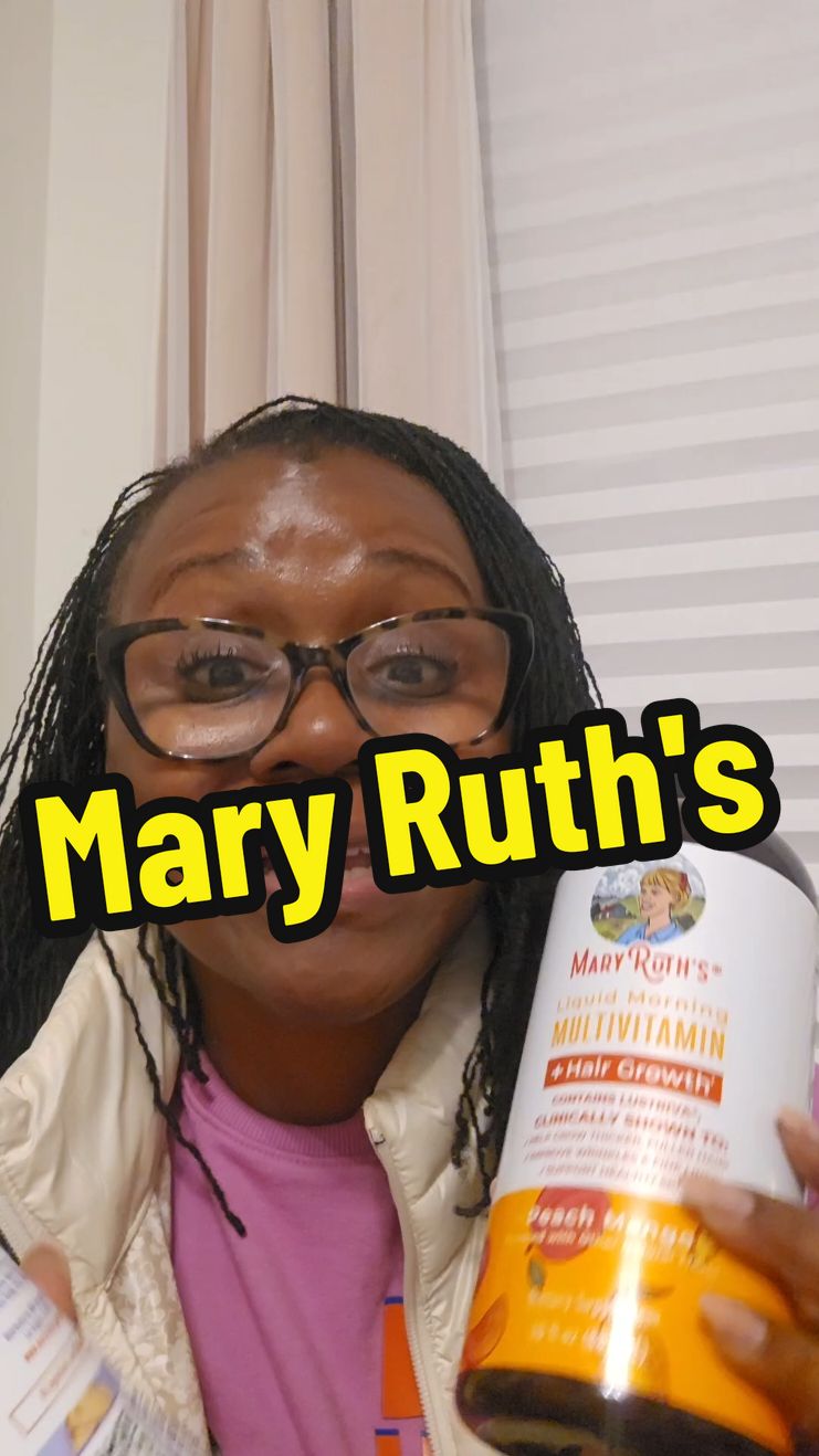 Replying to @chellie.beck Both are amazing products. #maryruthspartner #liquidvitamins #hairgrowthjourney #hairgrowthmax #maryruthmultivitamins #ttslevelup  #ttstakeover 