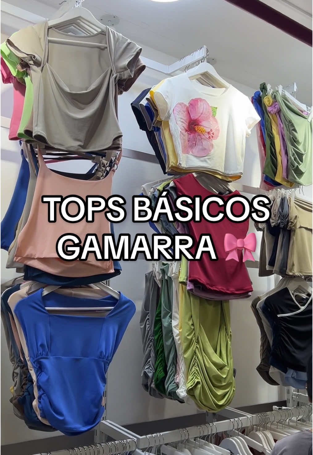 Amamossss los infaltables para estos días de ☀️🎀🌷👀 #gamarra #tops #basicos #pointsgamarra 