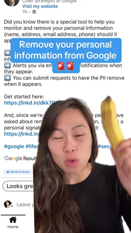 FREE tools to remove your personal information from Google search results, including name, email, phone, address, ID, cards, and signatures. Stay safe online and spread the word ♻️ - best tips to stay safe online? - how do I get my information deleted from google search results? - how do I get google to remove my information? #ai #techtok #cybersecurity #onlinesafety #technology #greenscreen 