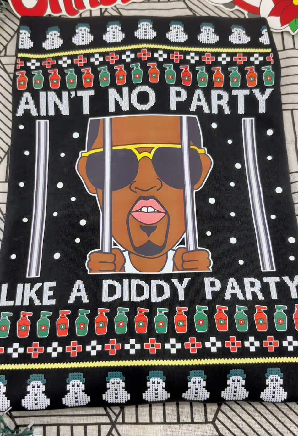 Diddy Party Shirt #diddy #lebron #pdiddy #NBA #lakers #diddyparty #lebronjames #neebluss #funnyvideo #xmas #rap #hiphop #sweater #christmas #trending #viralvideo #fyp 