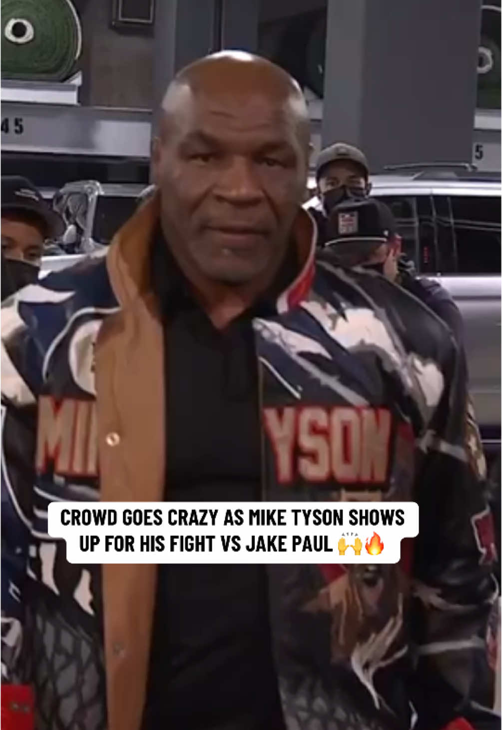 IRON MIKE IS IN THE BUILDING 🥊🔥 (@Netflix) #miketyson #paultyson #jakepaul #boxing #viral #trending #fyp