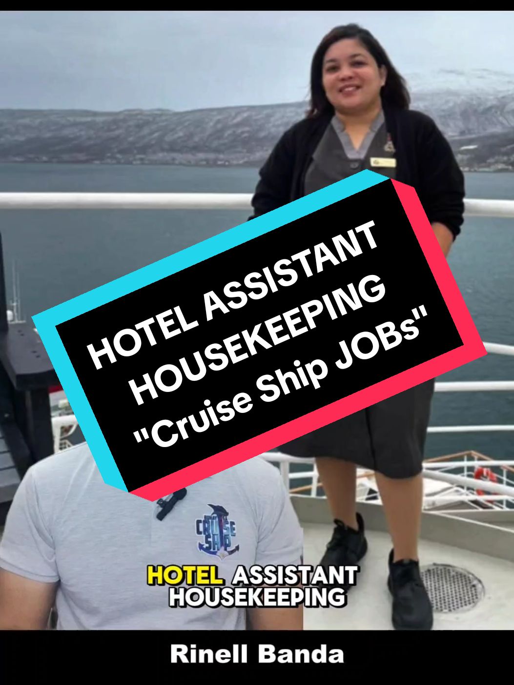 Tularan at ng makasampa☝️ Kilalanin natin si Charlain na kasasampa ng barko sa Queen Mary 2 bilang Hotel Asst Housekeeping  #rinellbanda #buhaysacruiseship #marinoph #PinoySeafarers #marinongpilipino #kapangarap #ofw #hkutility #housekeeping #hospitalitycareers #viralpost2024シ #viralvideochallenge #viralreelschallenge #viralreelsfacebook @RinellBanda 