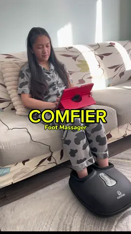 Life’s better when your feet are happier – Massage the stress away! Comfier Foot Massager 👣 @Comfier Massager #comfiermassager #gift #Christmasgift #comfier 
