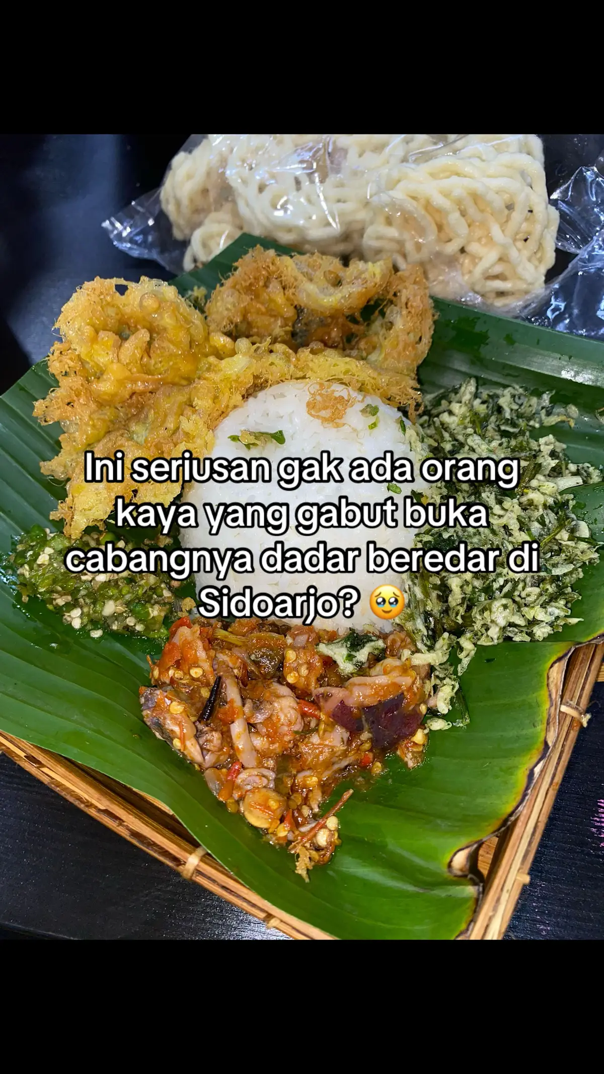 Ini makanan murah enak gak ngotak tapi jadi mahal karna bensin dan waktu yg lumayan 😞 