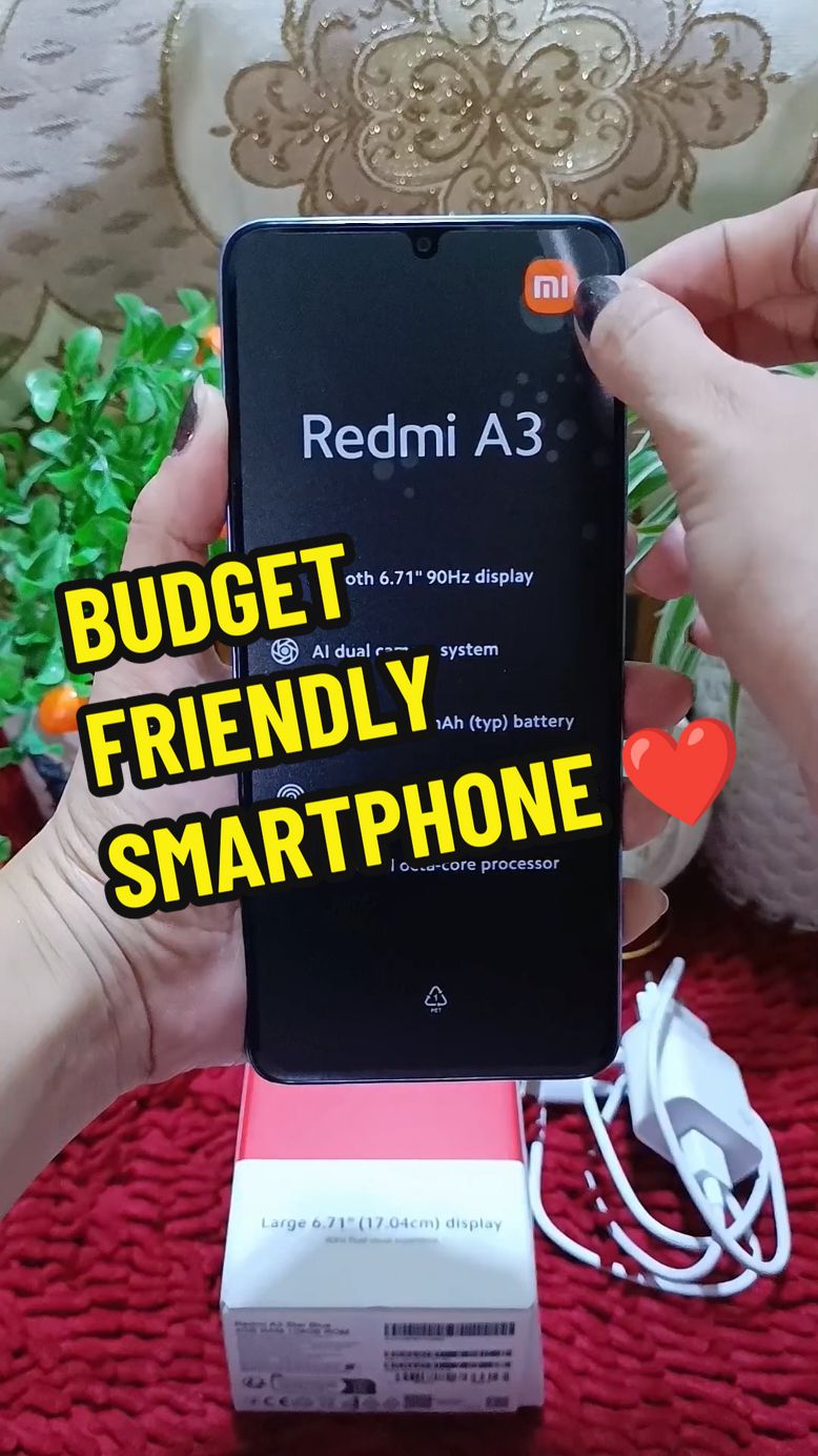 Xiaomi Redmi A3 budget smartphone ❤️✨ 3k plus lang!!! #redmia3 #xiaomi #xiaomiredmi  #budgetfriendly #smartphone #affordablephone #budgetmeal 