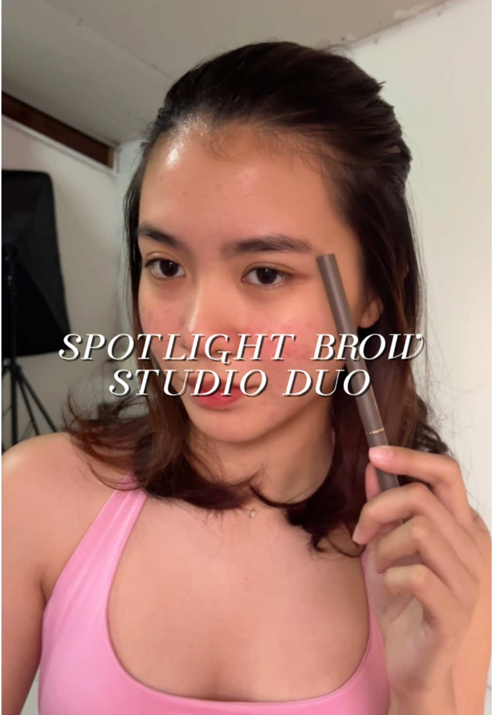 Long time no makeup content but I’m here to share with you the Brow Studio Duo from @Spotlight Cosmetics 💯 It definitely made my eyebrows look good and I recommend this Spotlight Brow Studio Duo to makeup beginners out there because the pigment is not that overwhelming and you can definitely build it up and control since we don’t wanna mess up our eyebrows while doing makeup. 🤎 *pls don’t mind my acne scars, i’m still on my healing process* 🥲 #SpotlightBrowStudioDuo #BrowStudioDuo #SpotlightCosmeticsPh #Ownit #fyp #foryoupage #foryou #makeup #eyebrow #eyebrowtutorial #eyebrowpencil #viral #makeupph 