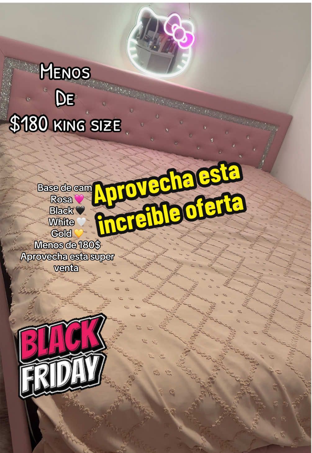 Base de cama rosa para princesas#basedecama #bedframes #cama #pinkframe #pink #¡Es tan lindo y tan rosa! #bedframe #bedroom #TikTokShop #foryoupage##newproduct ALO PERFECTO S #giftideas #tiktokshopblackfriday #tiktokshopcybermonday #tiktokshopholidayhaul#treasurefinds #tiktokshopholidaydeals #tiktokshopholidaysale #tiktokshopfinds #tiktokshopflashsale #tiktokshopchristmas #tiktokshopdeals 