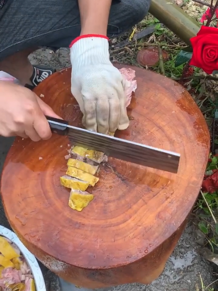 Satisfying Meat Cutting Skill #Best Knife For Cutting #Shorts #foryou 