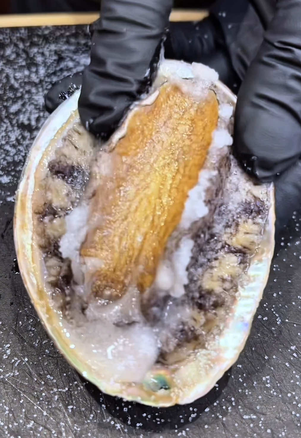 🇯🇵Abalone sticky rice bowl #sushi #abalone 