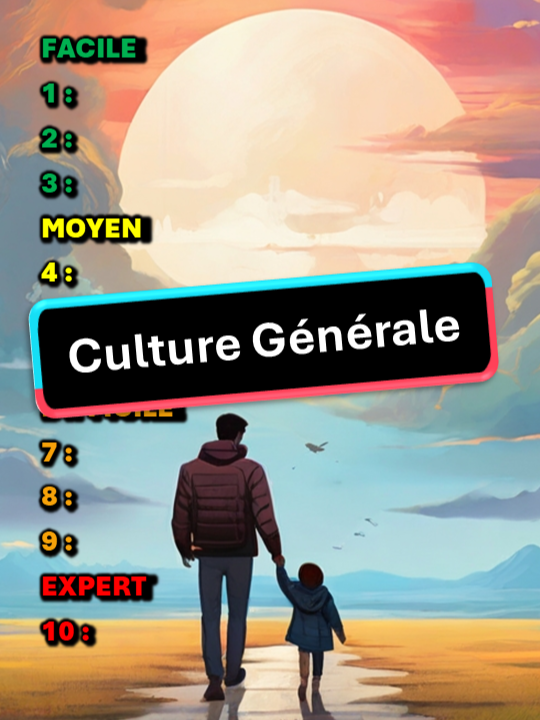 Culture Générale : Sauras-tu répondre à toutes les questions et prouver que tu es un véritable expert ? MonQuizzCulture #quiz #culture #couple #culture #question