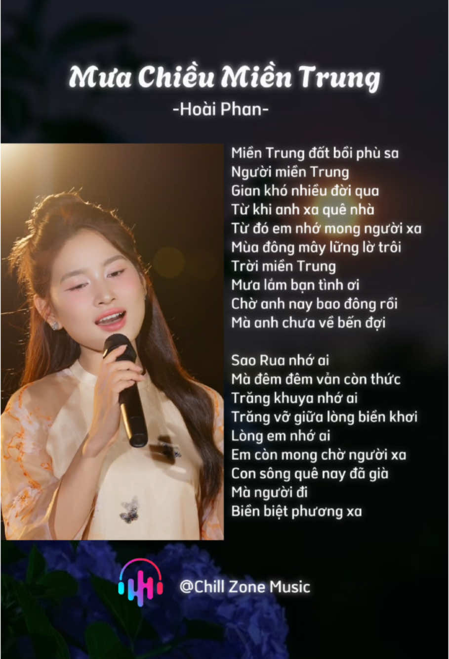 Người miền Trung gian khó nhiều đời qua… #xuhuong #lyricsvideo #lyrics #musics #nhachaymoingay #nhacchill #muachieumientrung #hoaiphan #covers 