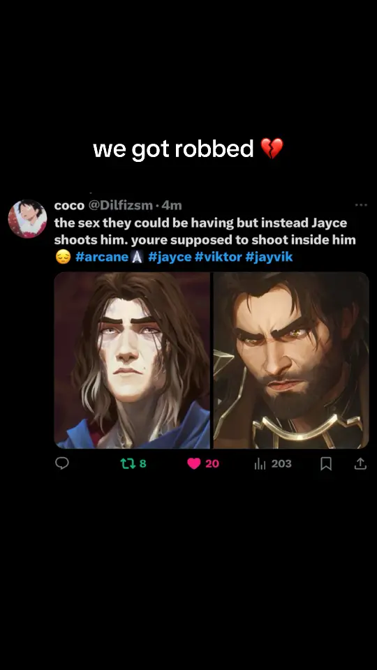 rip #jayvik i guess.. hope they make up in act 3 (delusions) #arcane #arcanes2 #arcaneact2 #arcanespoilers #jayce #jaycetalis #viktor #viktorarcane #jaycearcane #arcaneviktor #arcanejayce #jayvik #foryoupage #fyp #foryou 