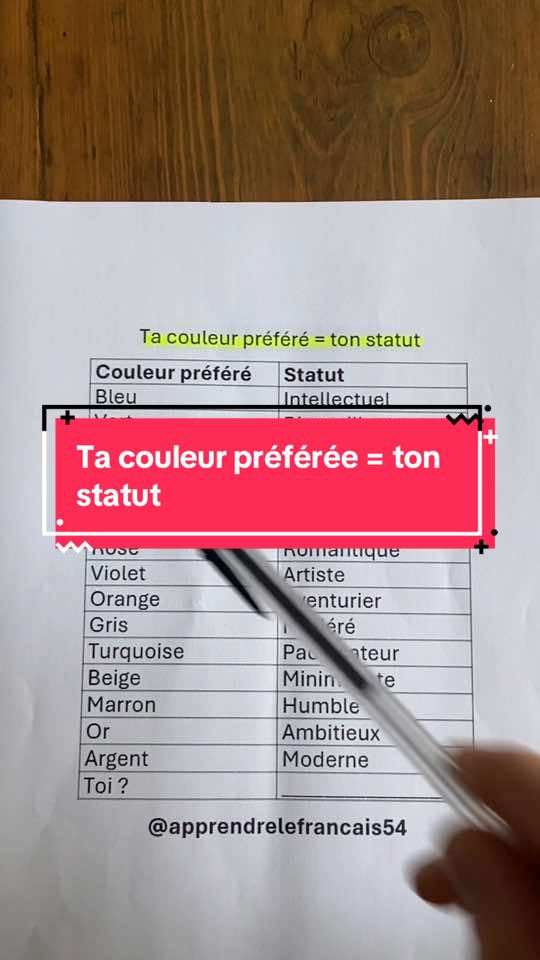 Ta couleur préférée = ton statut #couleur #couleurs #bleu #vert #rouge 