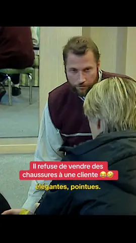 Il faut parfois perdre une vente pour en gagner d’autre. 🤣😂 #francoislembrouille #chaussure 