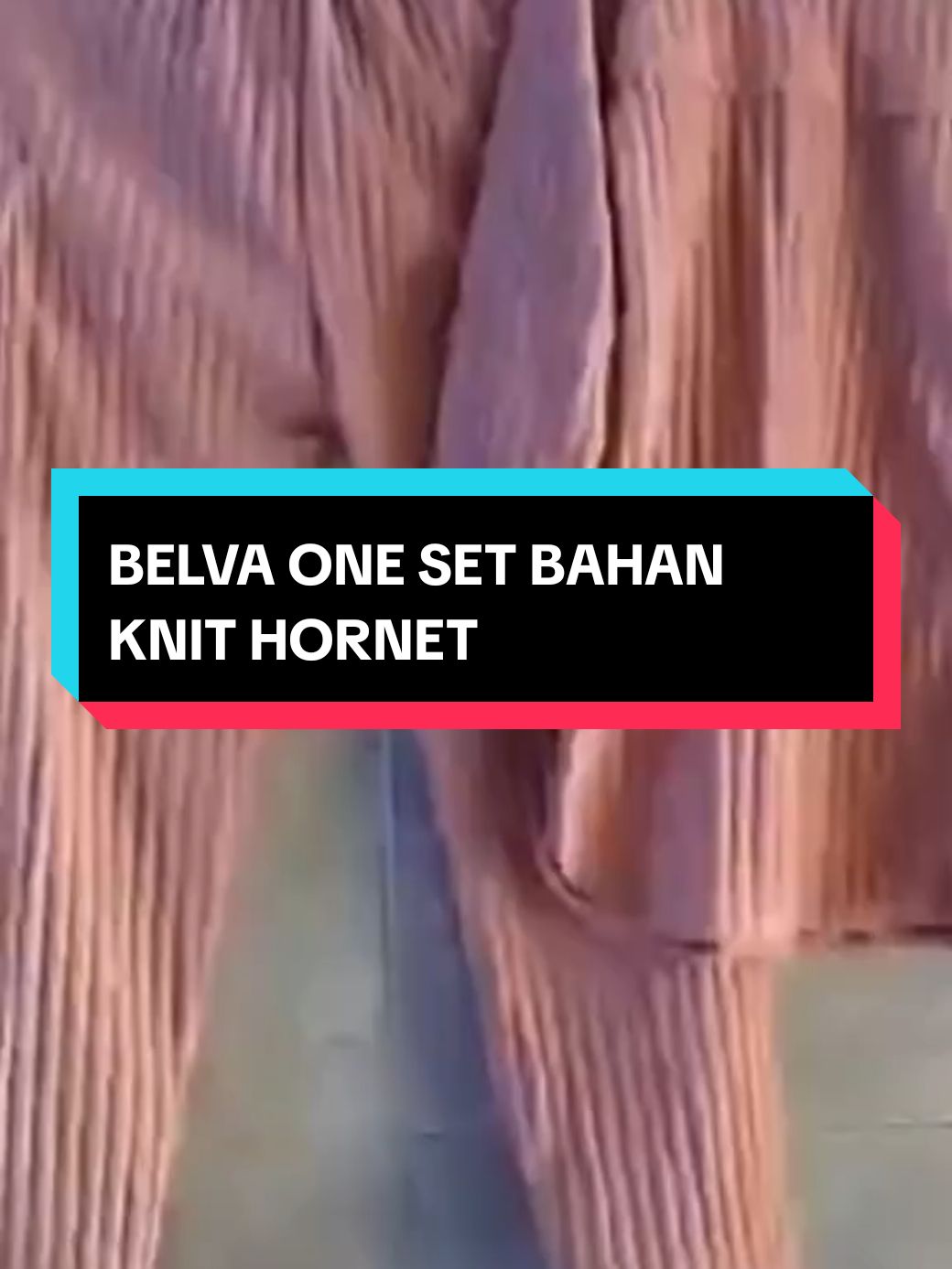 BELVA ONE SET BAHAN KNIT HORNET #fyp #fypシ゚viral #oneset #onesetwanita #onesetwanitamurah #tiktokshop #xyzabc 