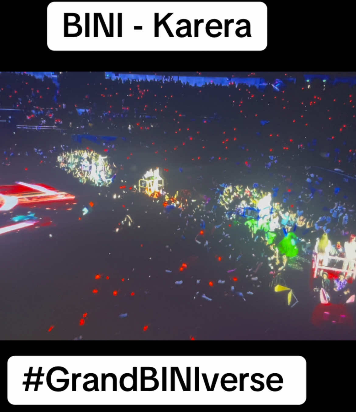 BINI - Karera 🥰🥰🥰 #BINISlaysAtAranetaColiseum #GrandBINIverse #biniph