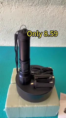P70 Super Bright Rechargeable LED Flashlight, 90000 Lumens, with 5 Modes & Waterproof, Powerful Handheld Portable Lighting for Camping Emergencies #tiktokshop #blackfriday #christmas 
