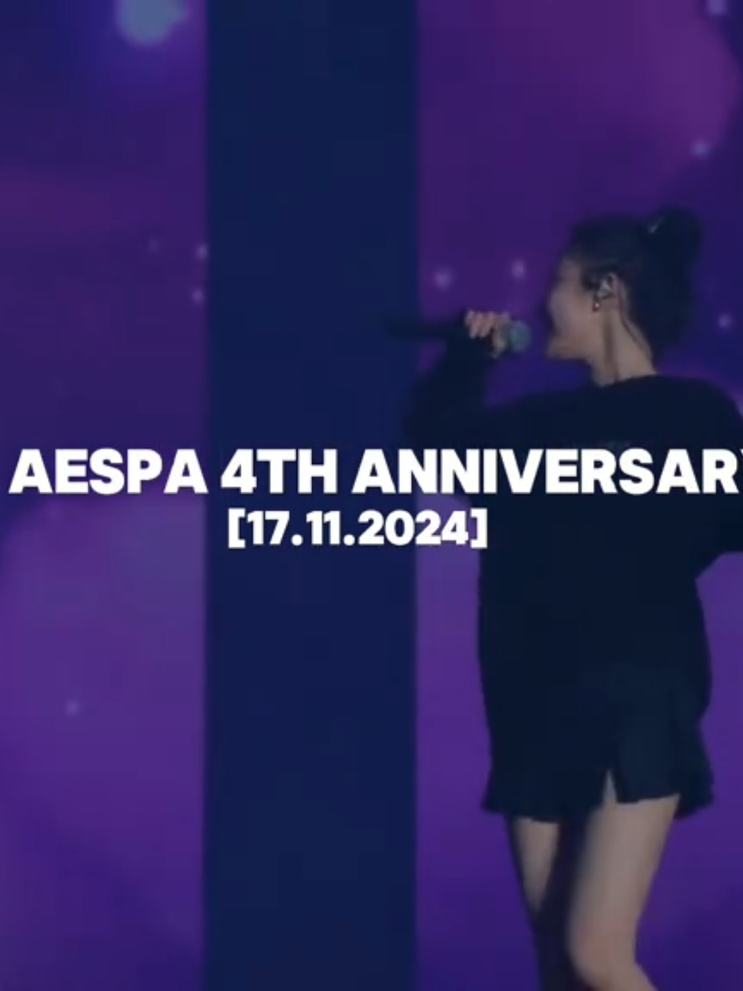 Happy 4th anniversary #aespa #aespaanniversary #4th #karina #giselle #winter #ningning 