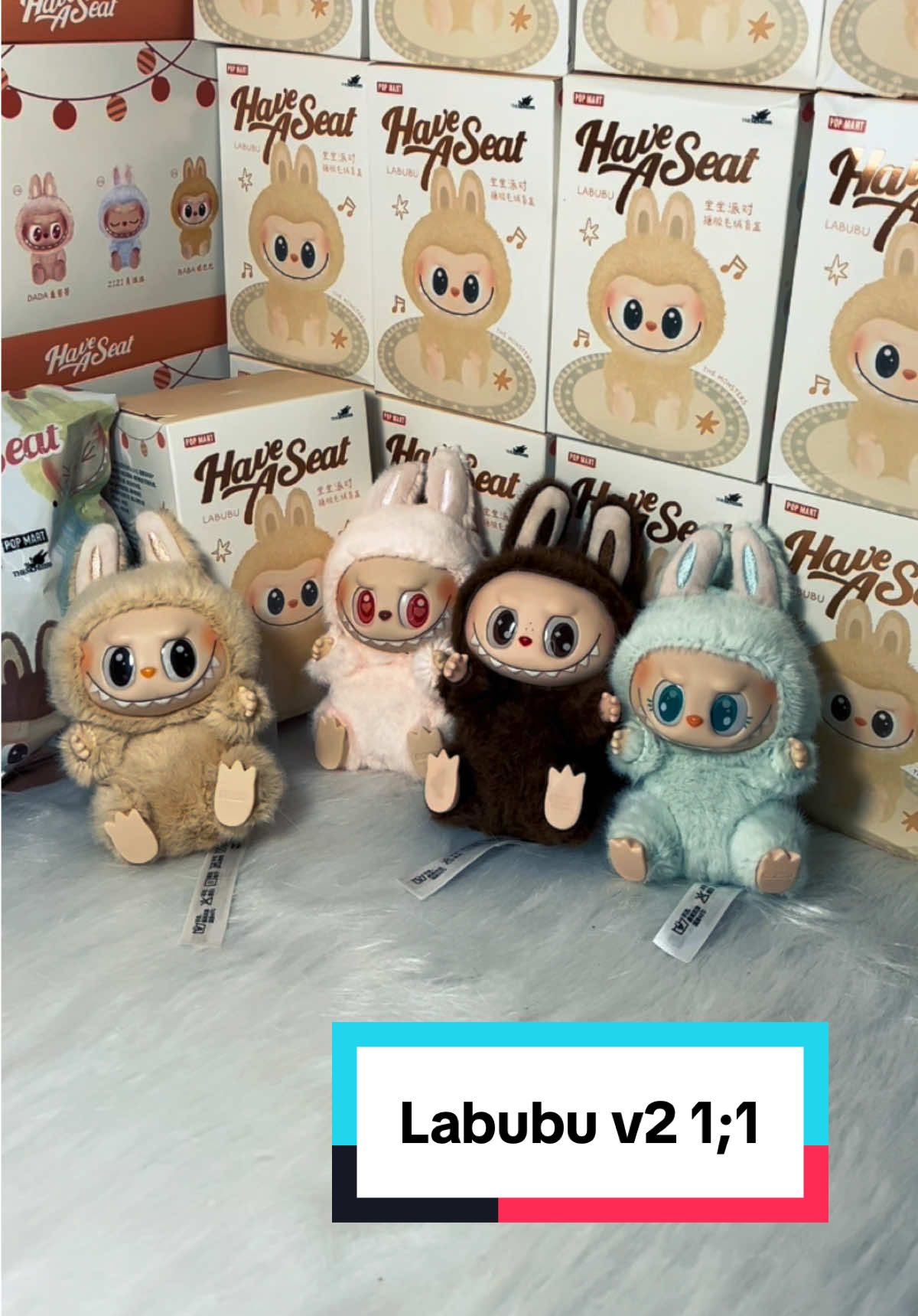 LABUBU V2 1;1 🎁 #labubu #labubuv2 #blindbox  #secretlabubu #labubuthemonsters #labubumacarons #labubuhaveaseat #foryouu #xhtiktok #fby 