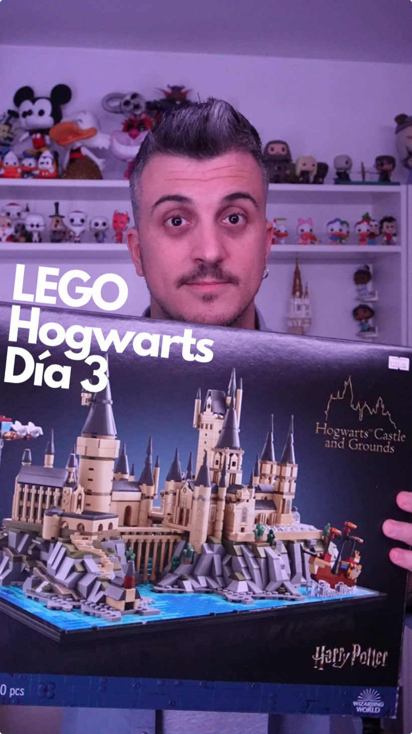 Dia 3 - Montando el set de los terrenos de Hogwarts #harrypotter #LEGO #LEGOEspaña 