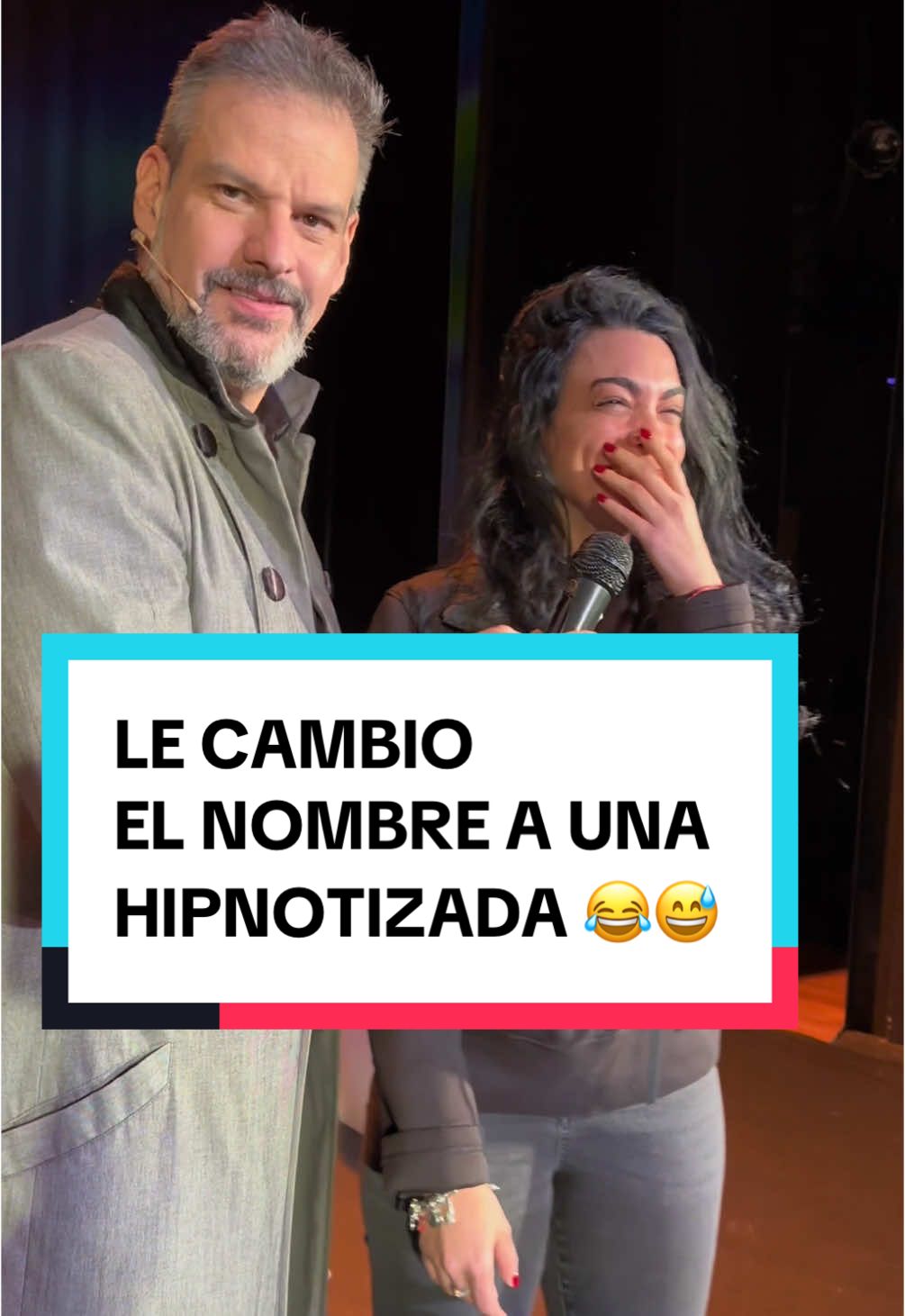 Hipnotizada no cree en la hipnosis y le cambio su nombre!! Cada domingo disfruta de #hipnosis en Madrid en el Teatro Maravillas #madrid #planesmadrid #parati #experiencias #ilusion #astyaro #mente #nombre #hipnotista