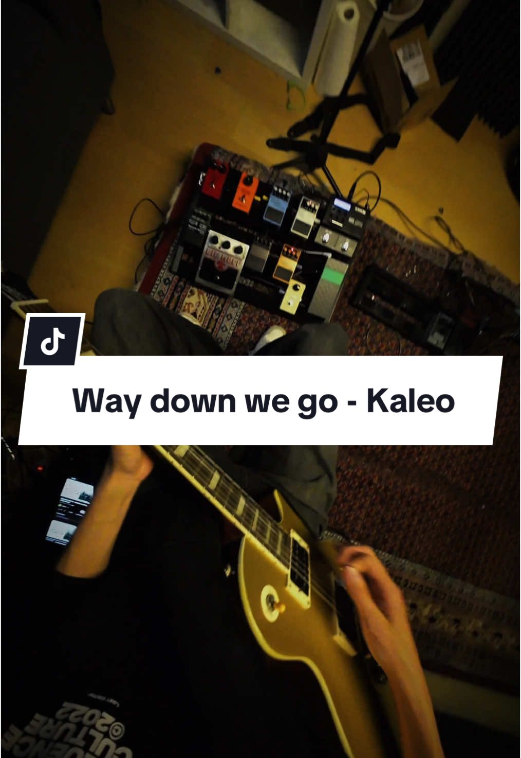 Way down we go - Kaleo #waydownwego #waydownwegokaleo #kaleo #guitar #guitartok #divorceddadrock #electricguitar #guitarcover #guitarcovers #fypage #fyp #fy 