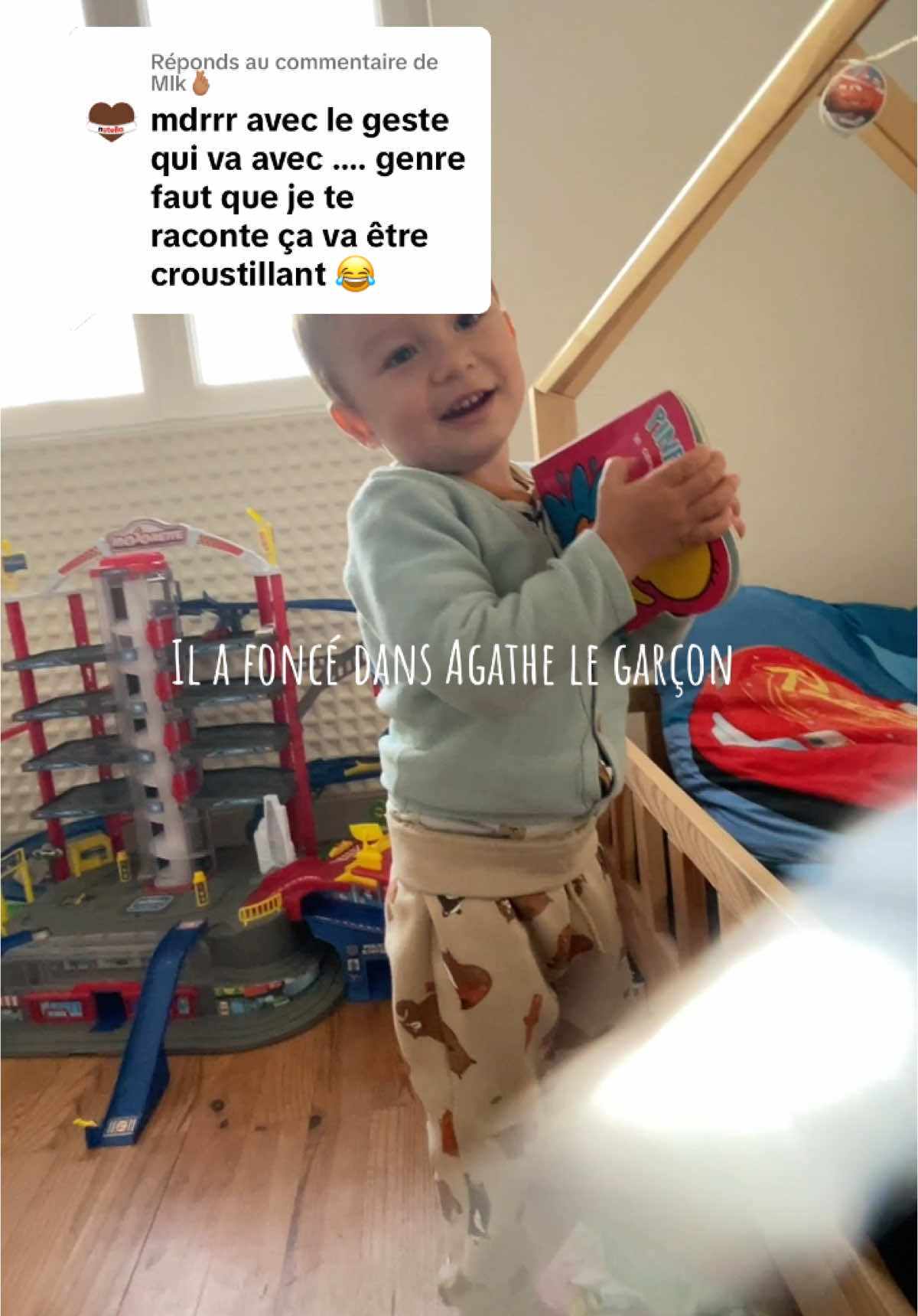 Réponse à @Mlk🫰🏽 the tea 😂 #toddlersoftiktok #creche #crèche #babiesoftiktok #momlife #momtok #cute #fyp 