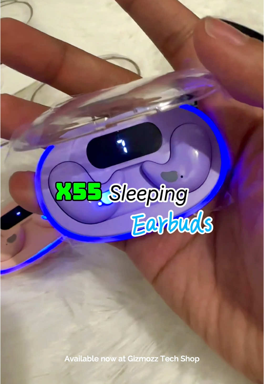 Newest Design X55 In-ear Wireless Earphones Invisible Mini Sleep Earbuds Gaming Headset #wireless #sleepingearbuds #x55 #bluetooth #bluetooth #earbuds 