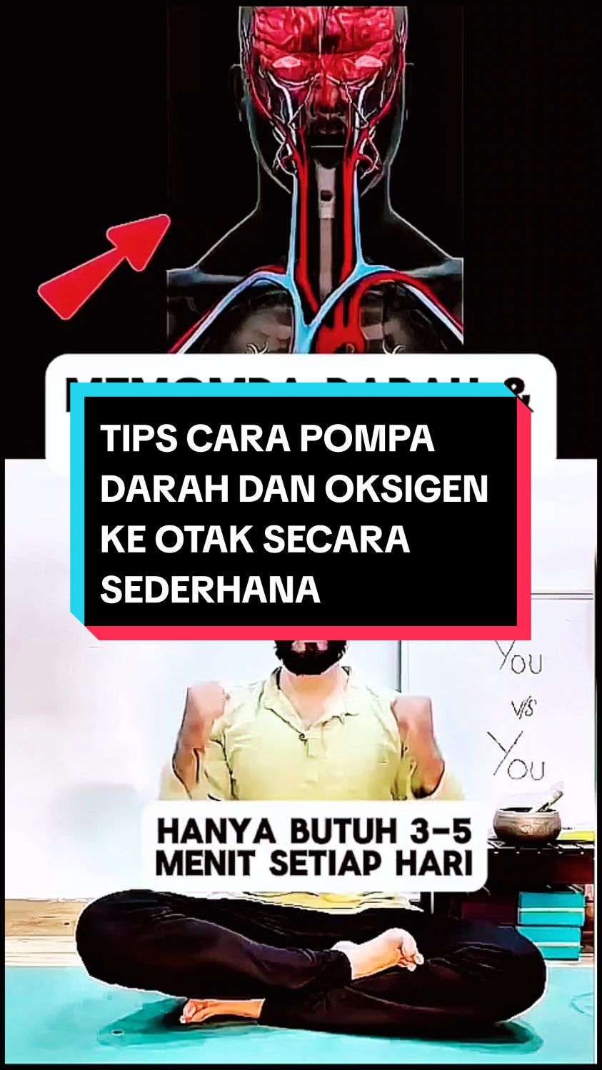 Tips Cara Pompa Darah dan Oksigen ke Otak Secara Sederhana #tips #tipssehat #kesehatan #hidupsehat #videofyp #trendingvideo #viralvideo #beranda 