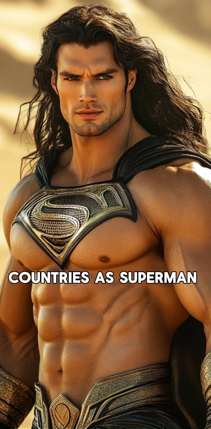 Countries As Superman 🌍 #superman #countries #ai #supermen #hero #superhero #midjourney