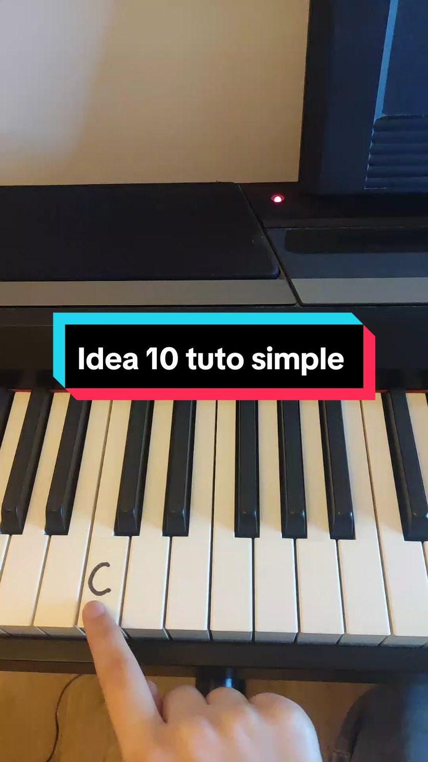 Idea 10 - Gibran Alcocer Notes: 1-Re / D 2-Re# / D# 3-Fa / F 4-Sol / G 5-La / A 6-La# / A# 7-Do6 / C6 #fouryou #fyp #fypシ゚ #pianolesson #piano #tutorial #pianomusic #instrumental #gibranalcocer #idea10