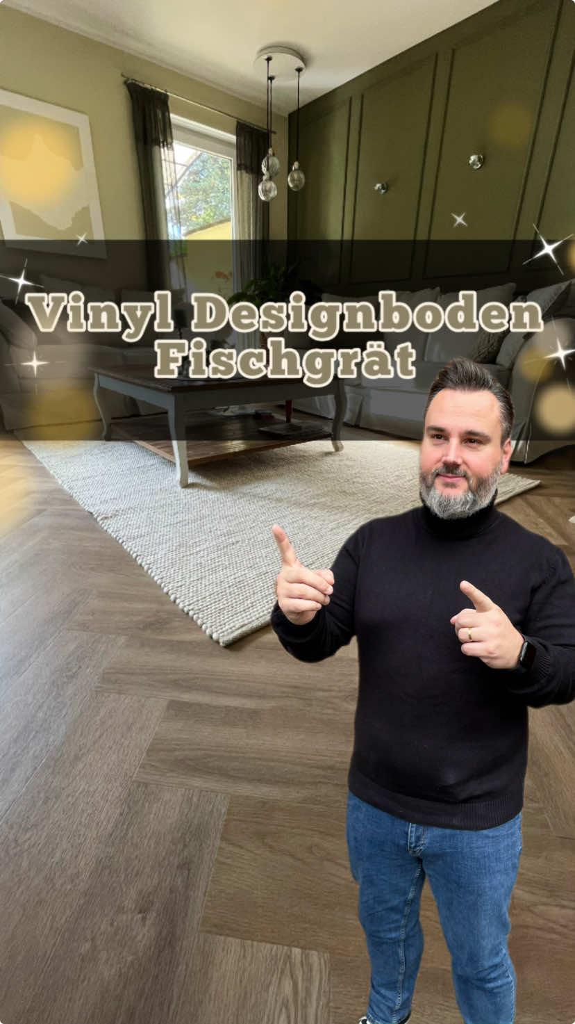 Fischgrät Designboden 😍👌🏻 #strackparkett #derparkettleger #vinyl #designboden #fischgrät #herringbone #renovieren 