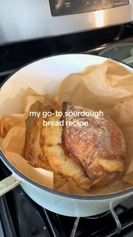 it was delicious and it took me only 10 minutes of hands on work! #sourdough #baking #loaf #sourdoughbread 