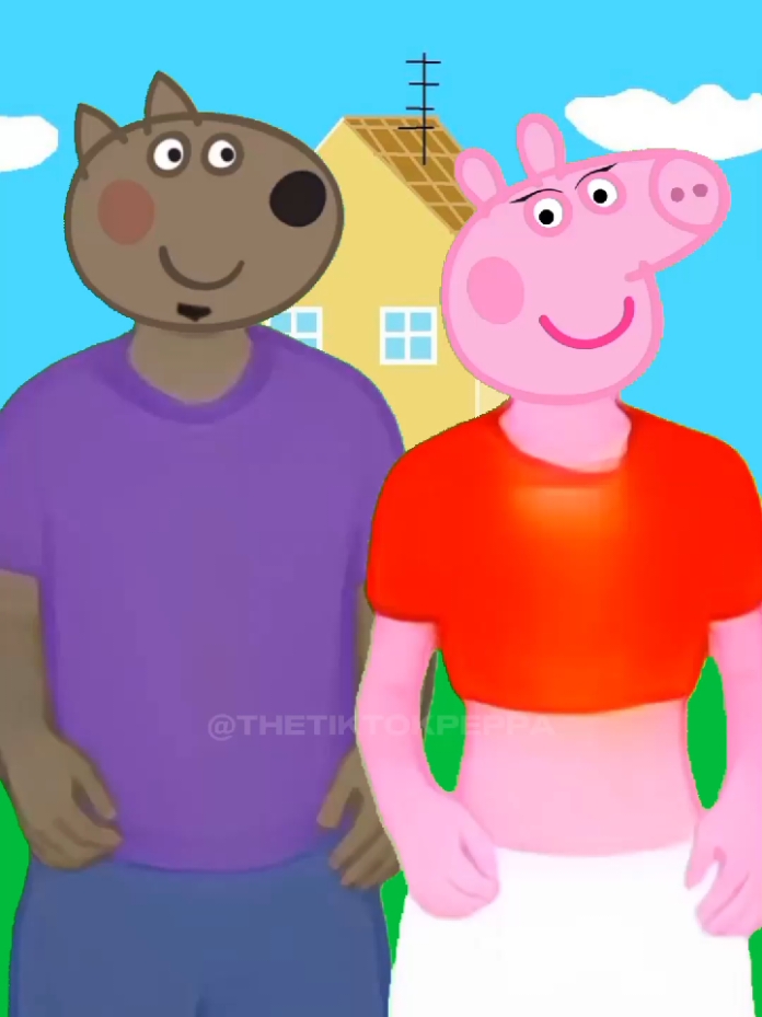 UH VEI VEI 🐺🐷❤️ #thetiktokpeppa #peppapig #trend 