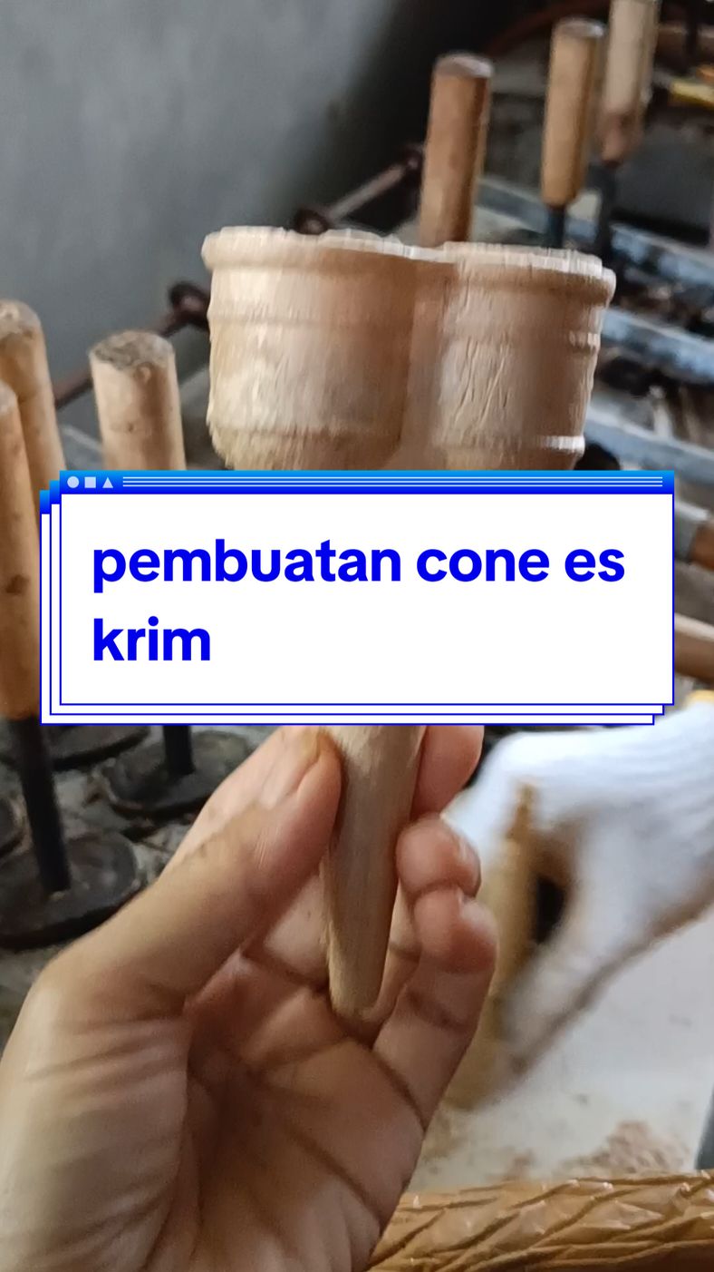 pembuatan contong es krim #fyppppppppppppppppppppppp #eskrimcone 