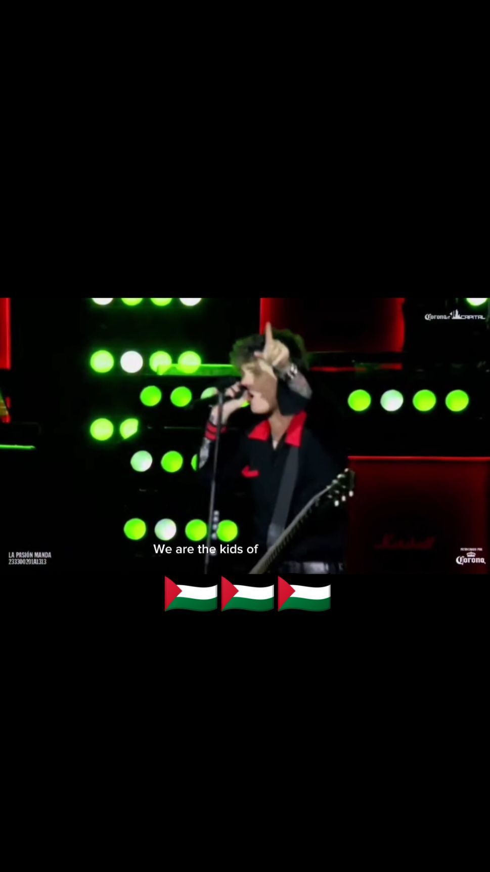 Green Day live at Mexico City (Corona Capital 2024)  For those asking if this video is real or not, you can search on YouTube using the keyword Green Day - Mexico City Corona Capital 2024 #saviorstour #jesusofsuburbia #saviors 